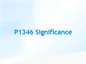 Code P1346 Meaning and Significance